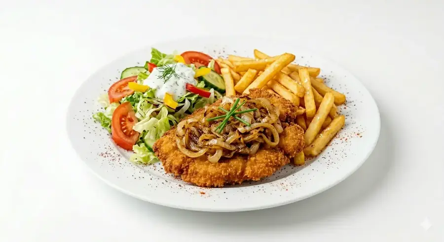 Zwiebel-Schnitzel