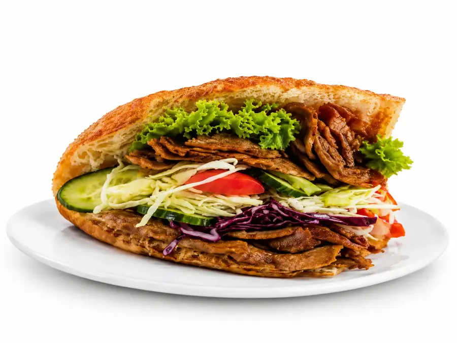 Drehspieß-Sandwich