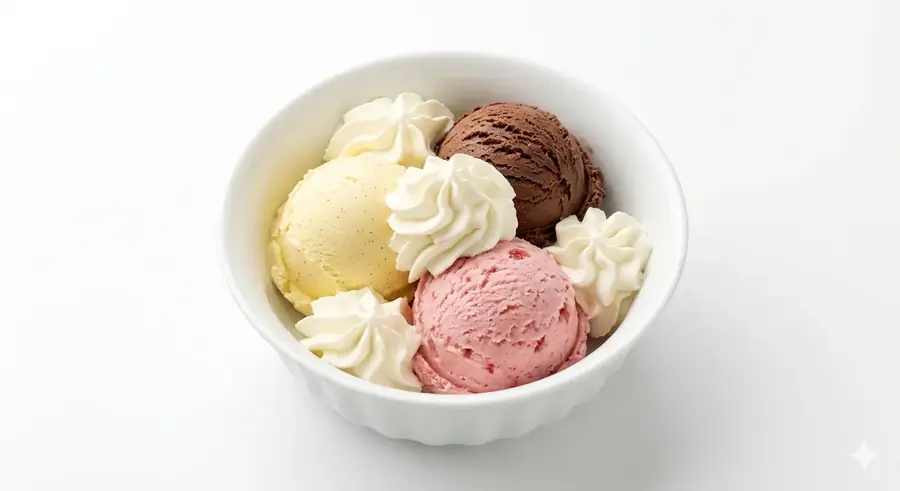 Gemischtes Eis