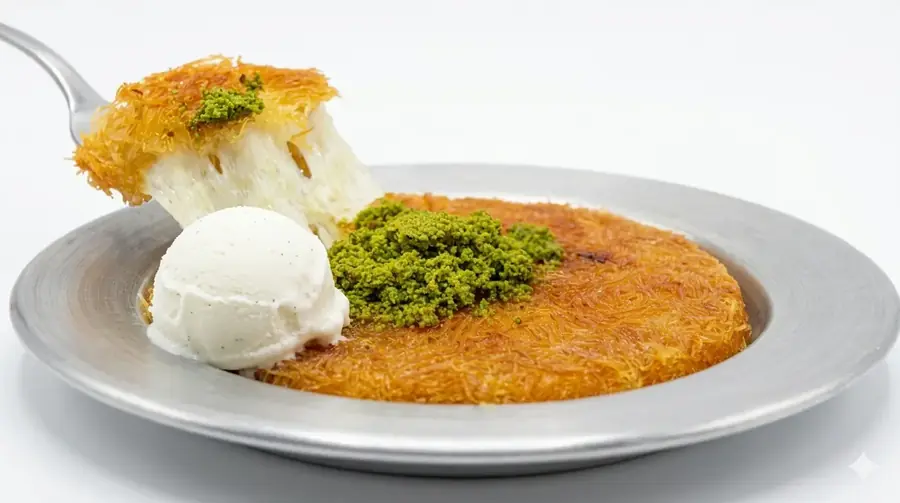 Künefe mit Eis