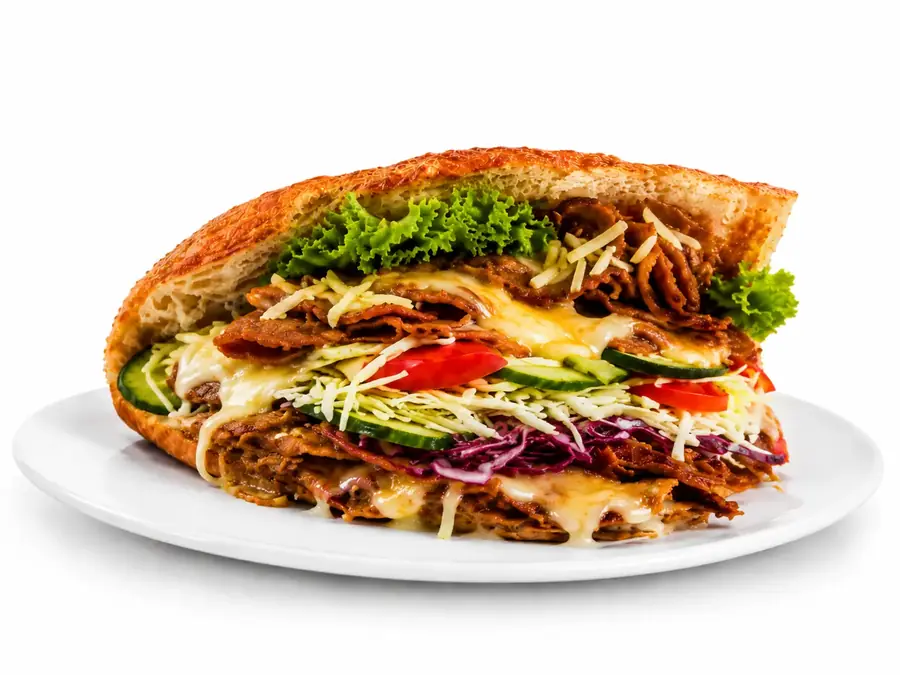 Drehspieß-Sandwich Käse